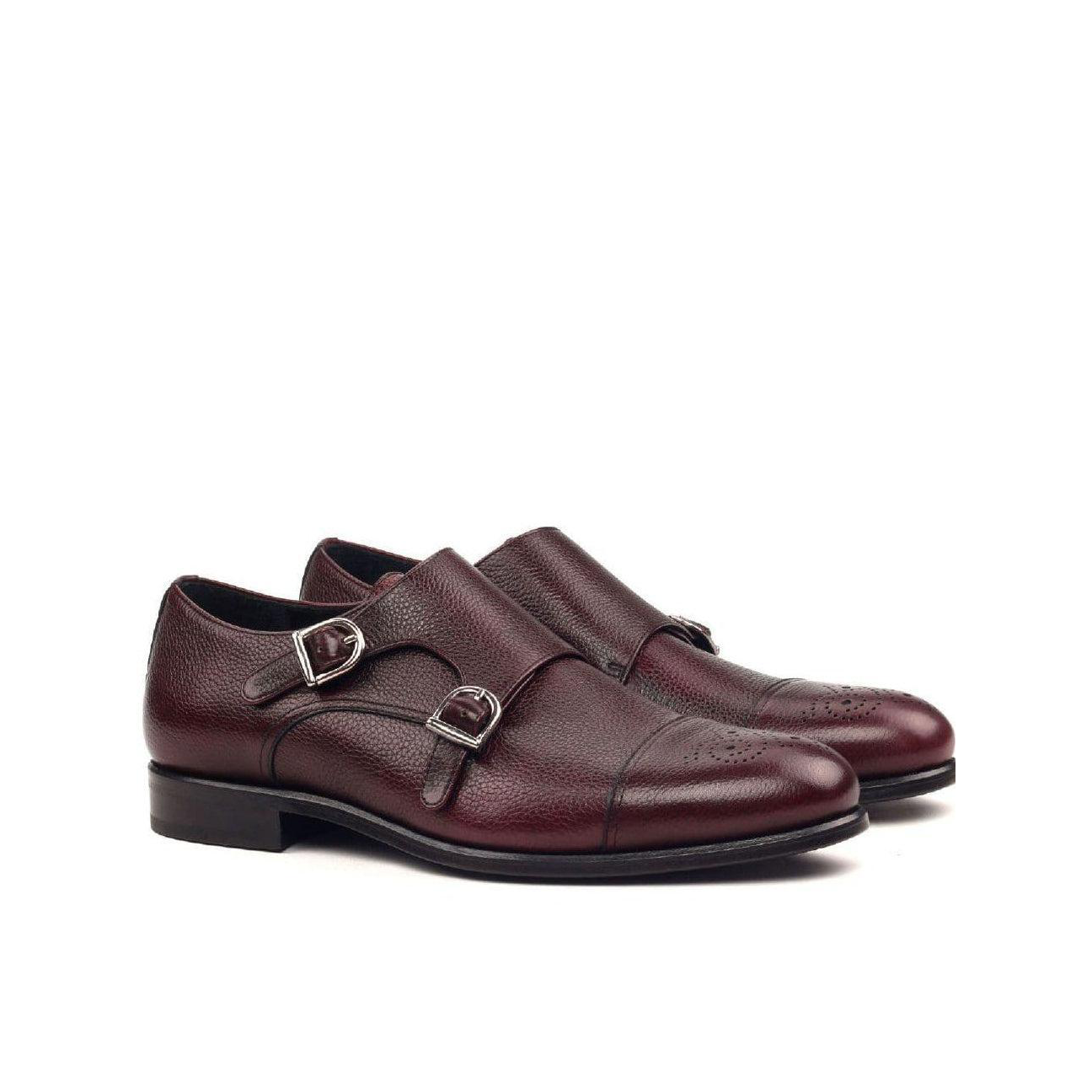 Regal Rendezvous Double Monk Shoe Burgundy