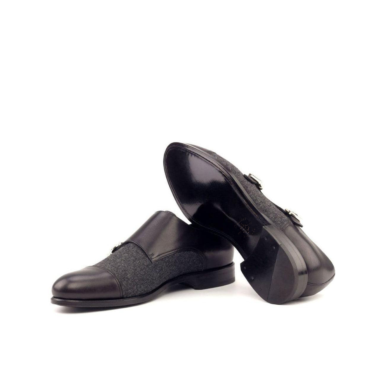 Pinnacle Partners Double Monk Shoe Black