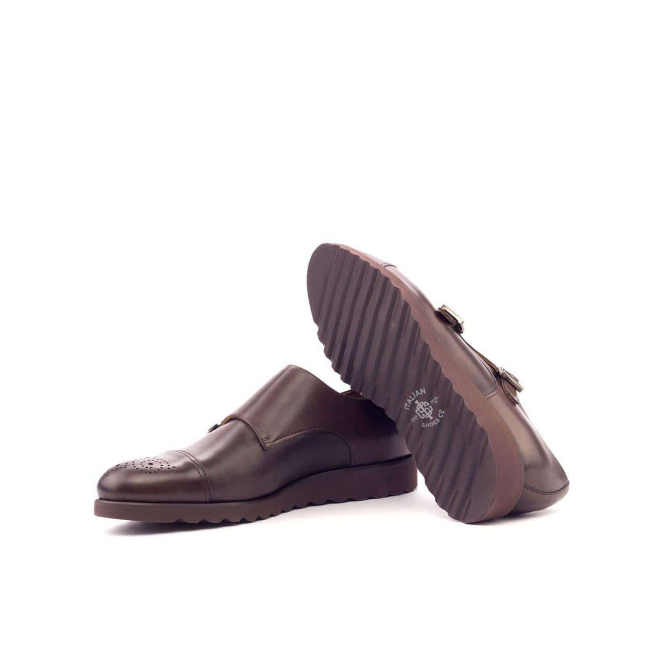 Regal Repeats Double Monk Shoe Dark Brown