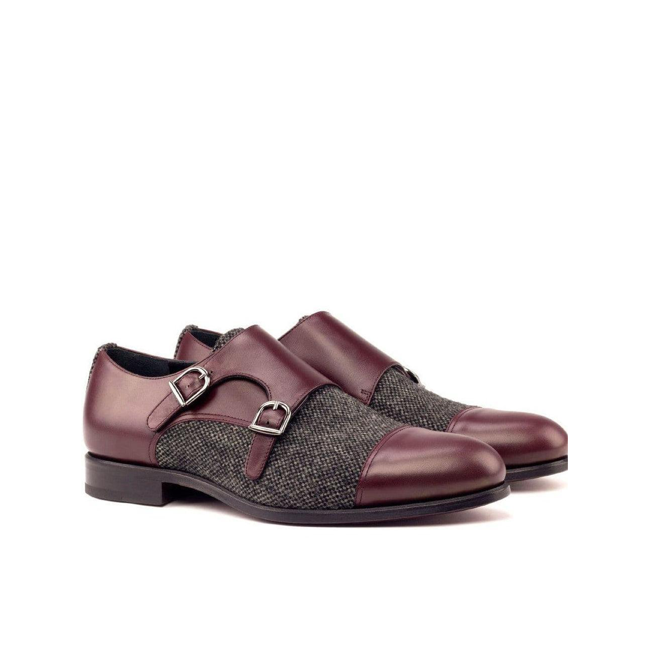 Gentleman's Grace Double Monk Shoe Burgundy