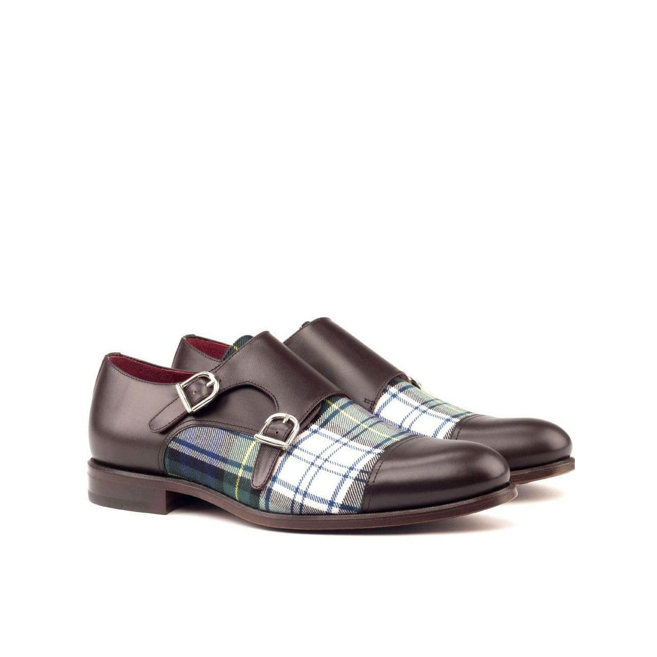 Timeless Tread Double Monk Shoe Dark Brown