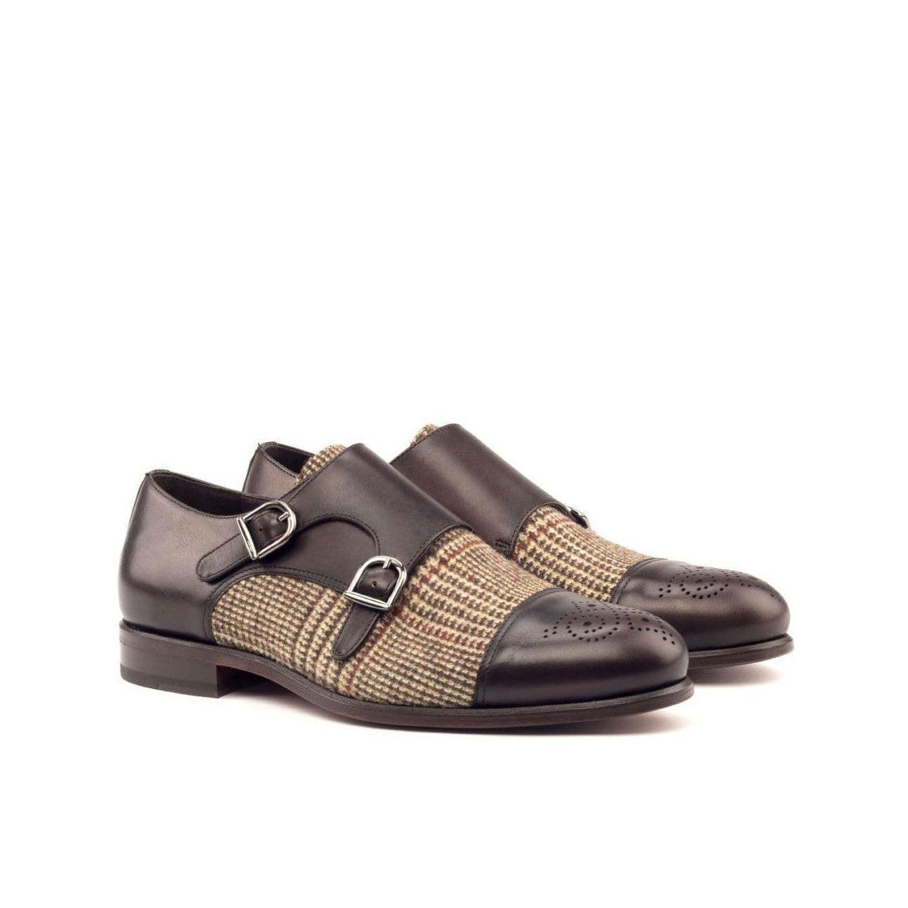 Grandeur Grasp Double Monk Shoe Brown