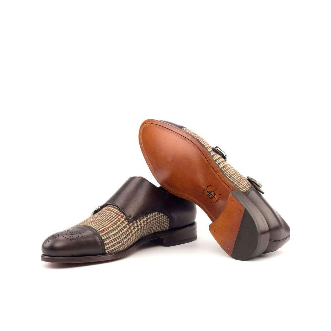 Grandeur Grasp Double Monk Shoe Brown