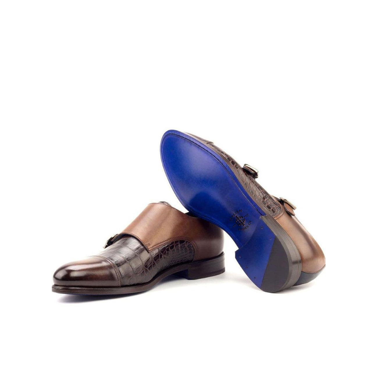 Metropolitan Monarchy Double Monk Shoe Dark Brown