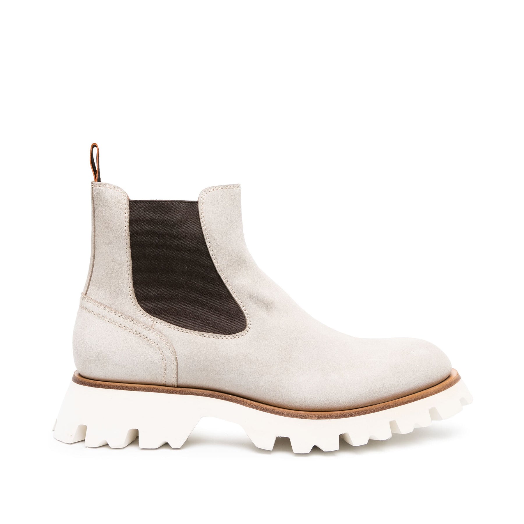 Chunky Suede Chelsea Boots