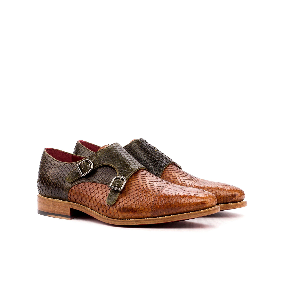 Radiant Reflection Monkstrap Shoes