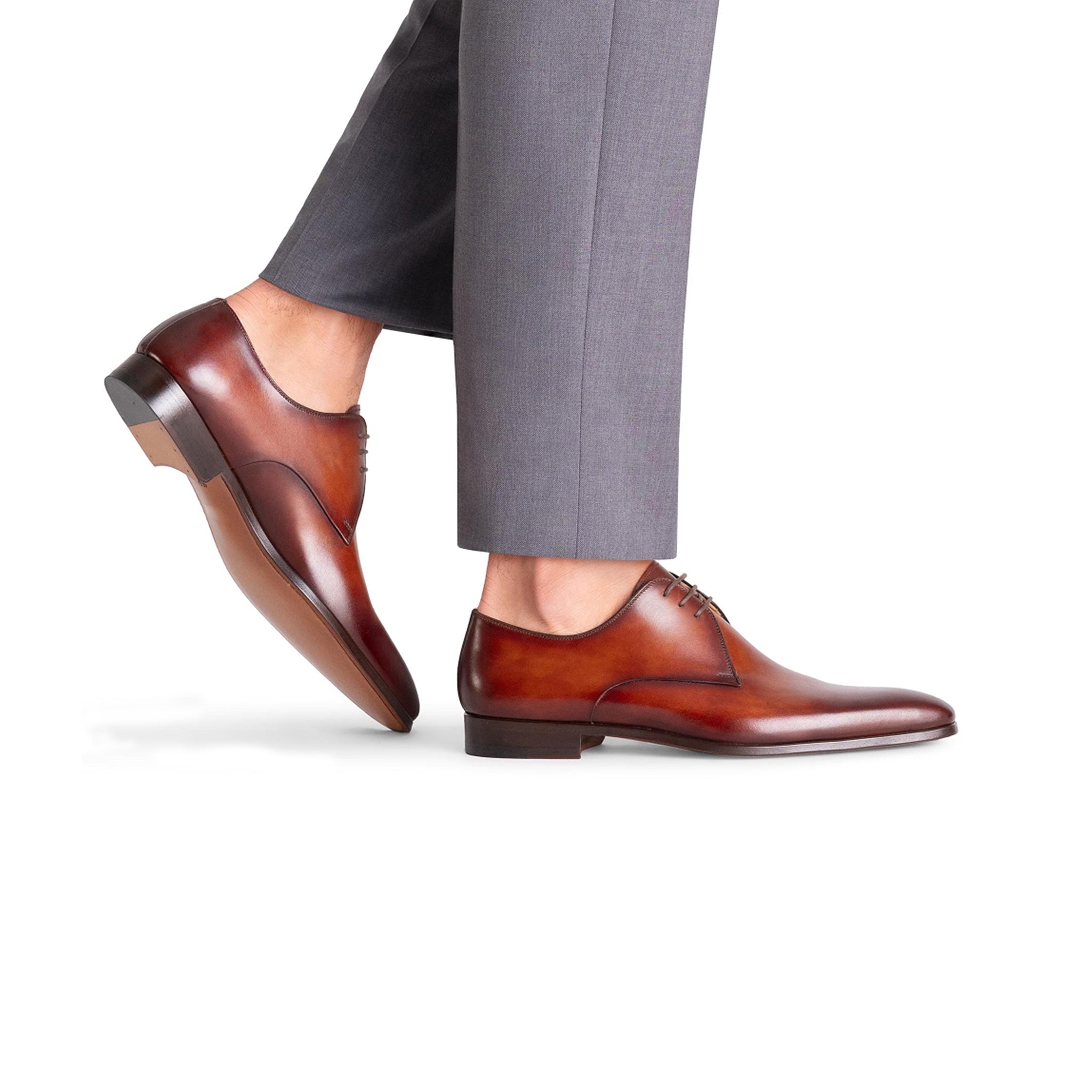 Jacoby Brown  Plain Toe Derby Shoes