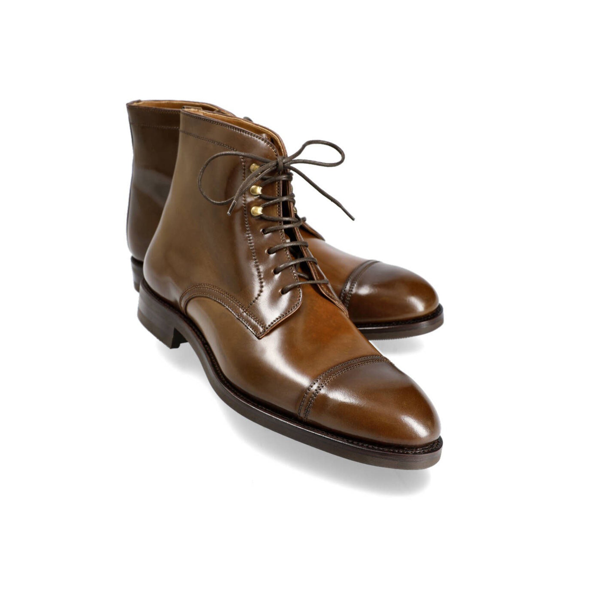 Coffee Chelsea High Ankle Boots