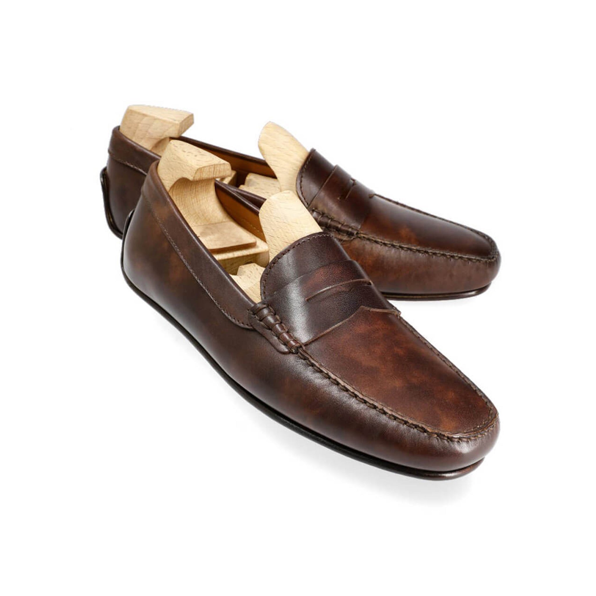 Copper Brown Penny Loafers