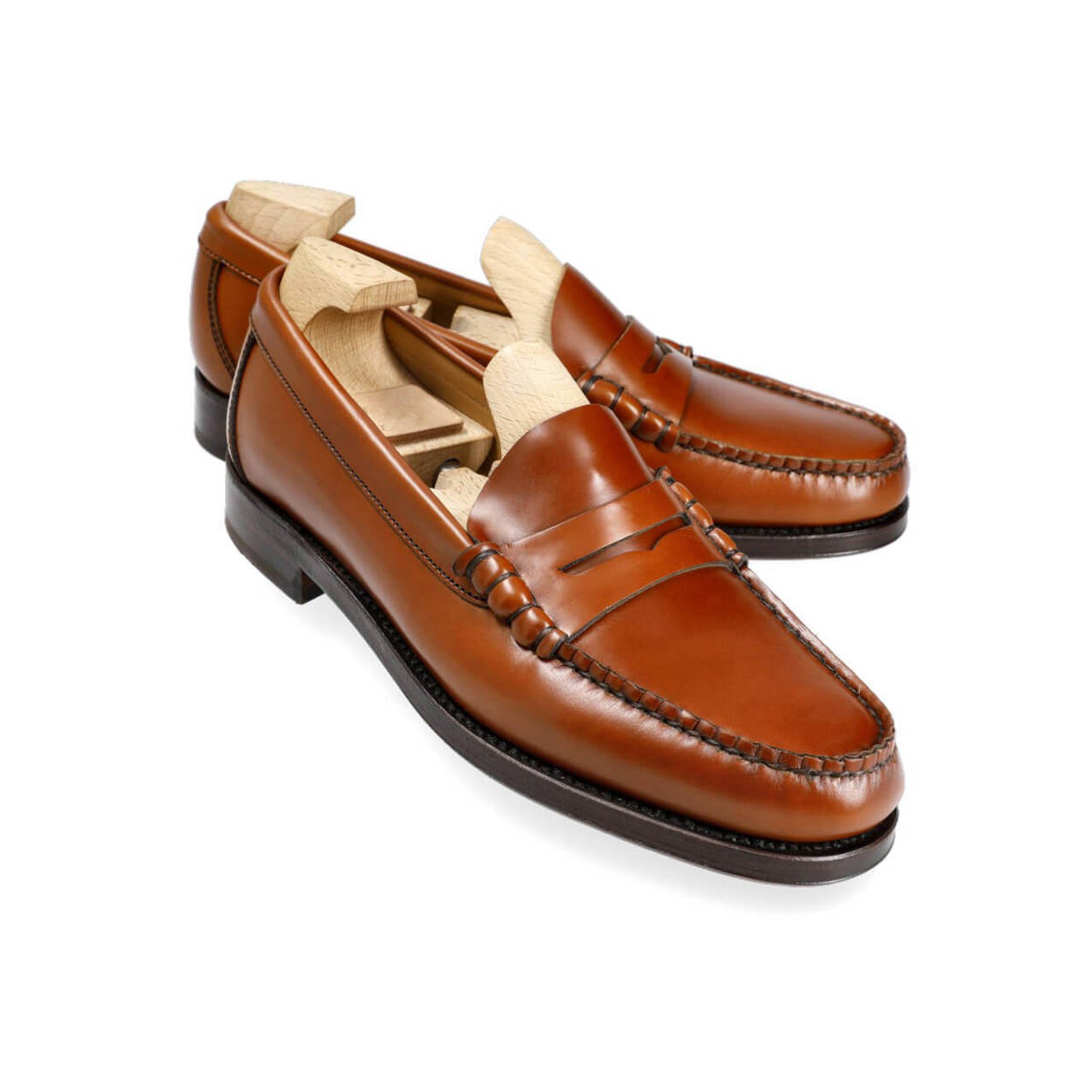 Cumin Tan Penny Loafers