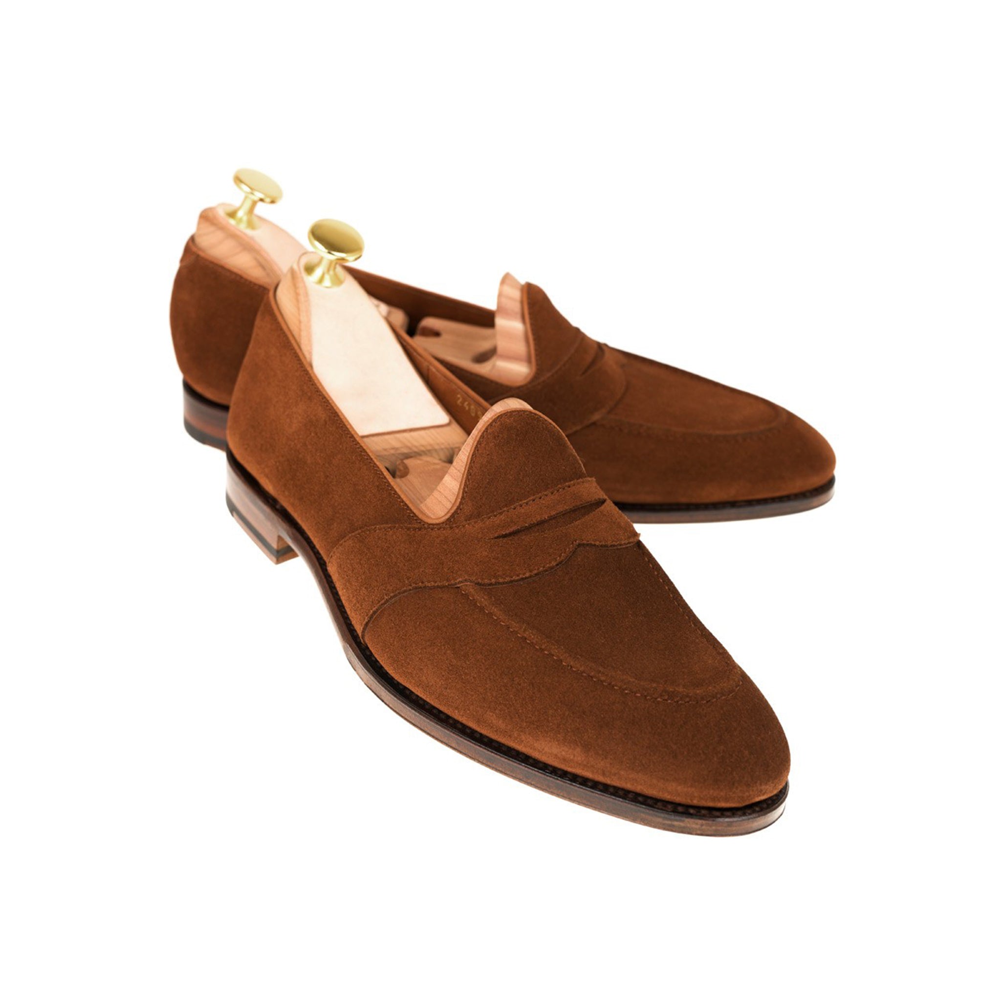 Full Strap Polo Suede Penny Loafers
