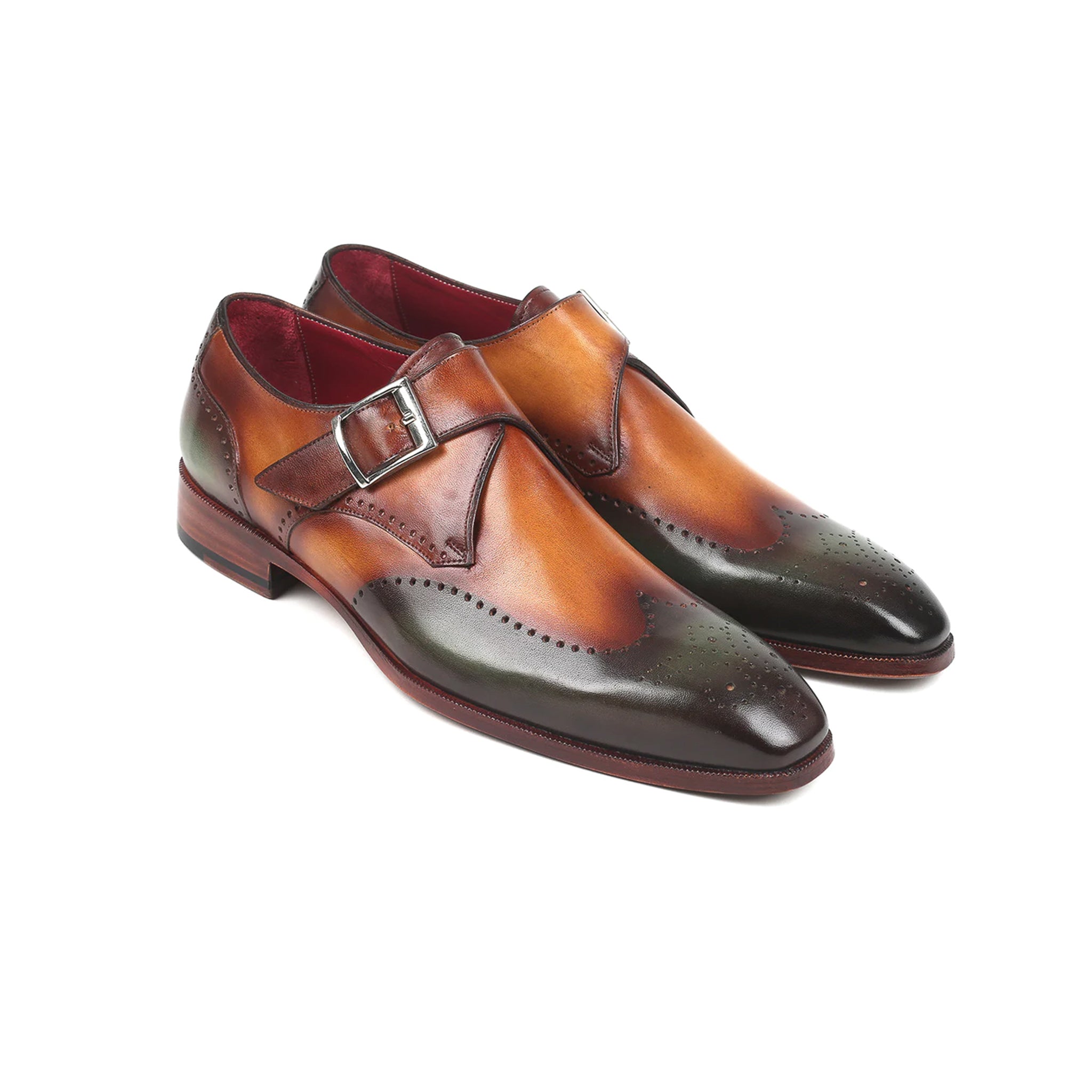 Sanguine Single Monkstrap Tan Shoes