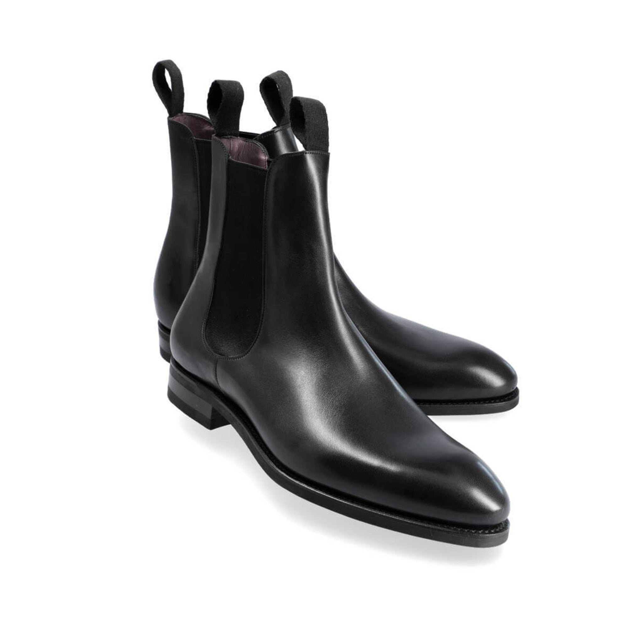 Chelsea Black Leather Boots - Italian Shoes Company
