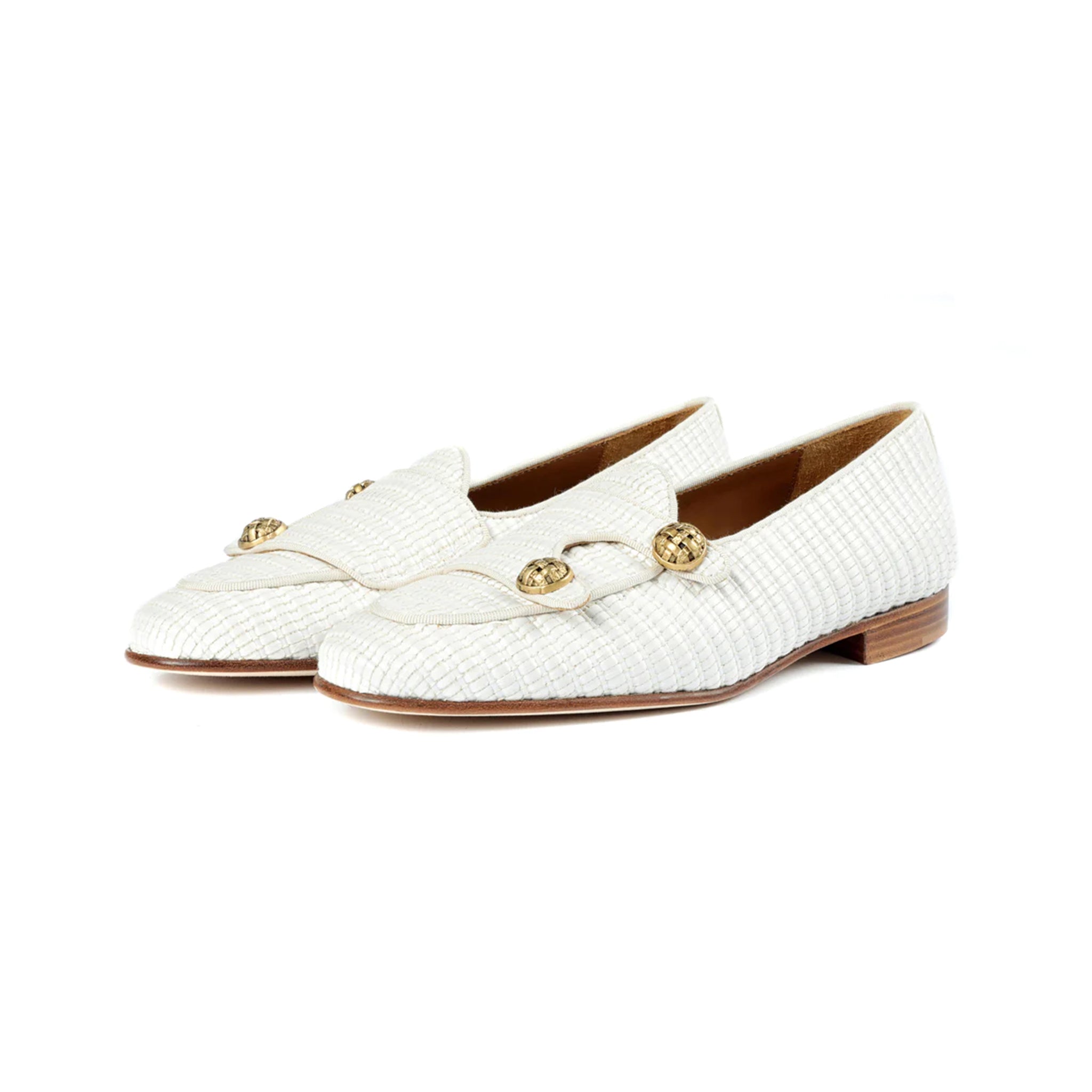 Tapered Double Monk Strap Shoes