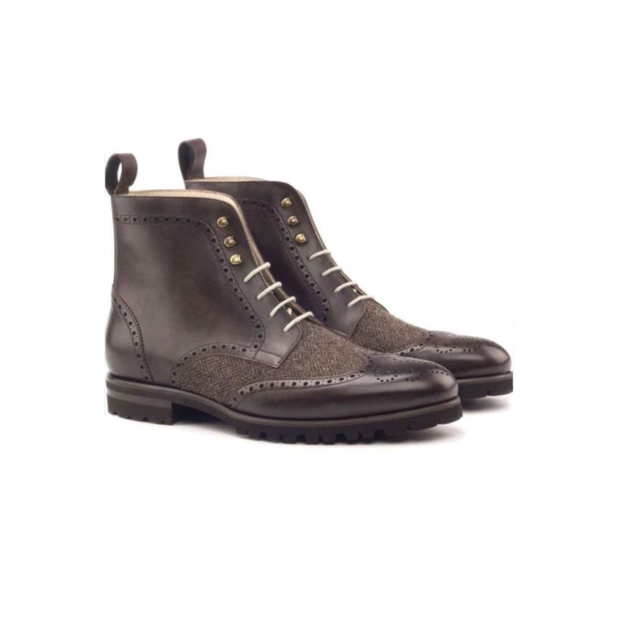 Military Brogue Boot