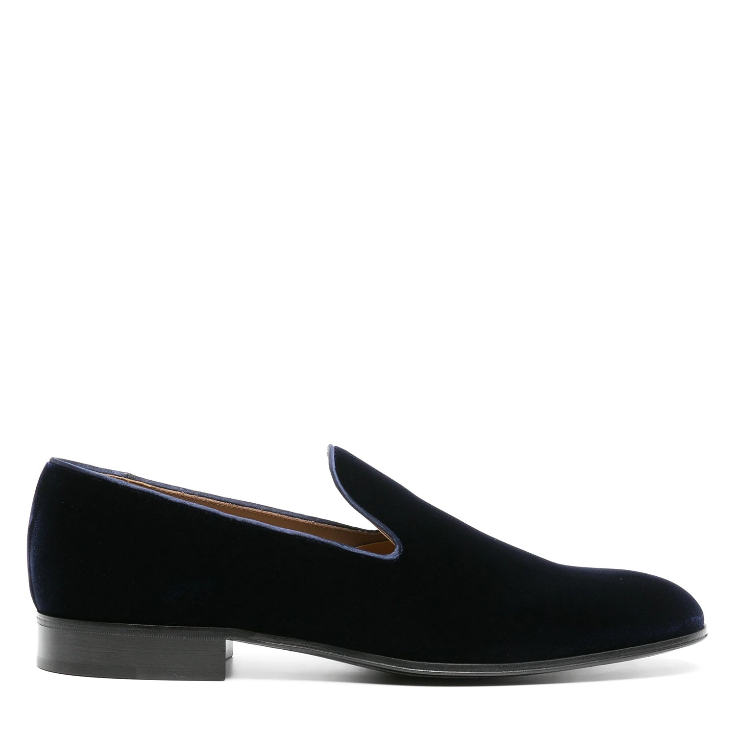 Blue Italian Velvet Loafers