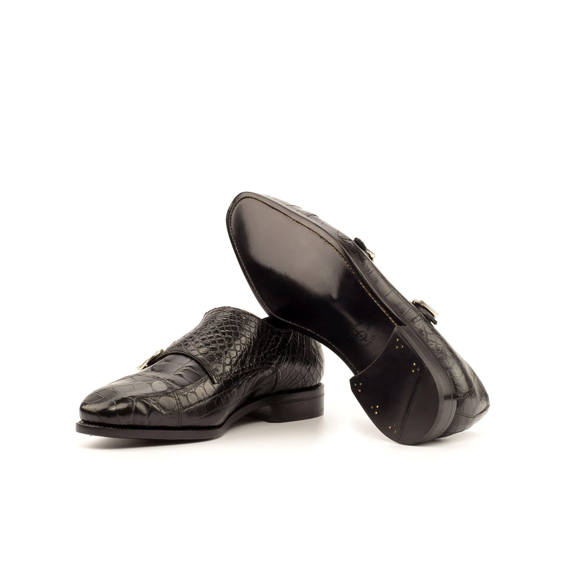 Zenith Zest Monkstrap Shoe Black