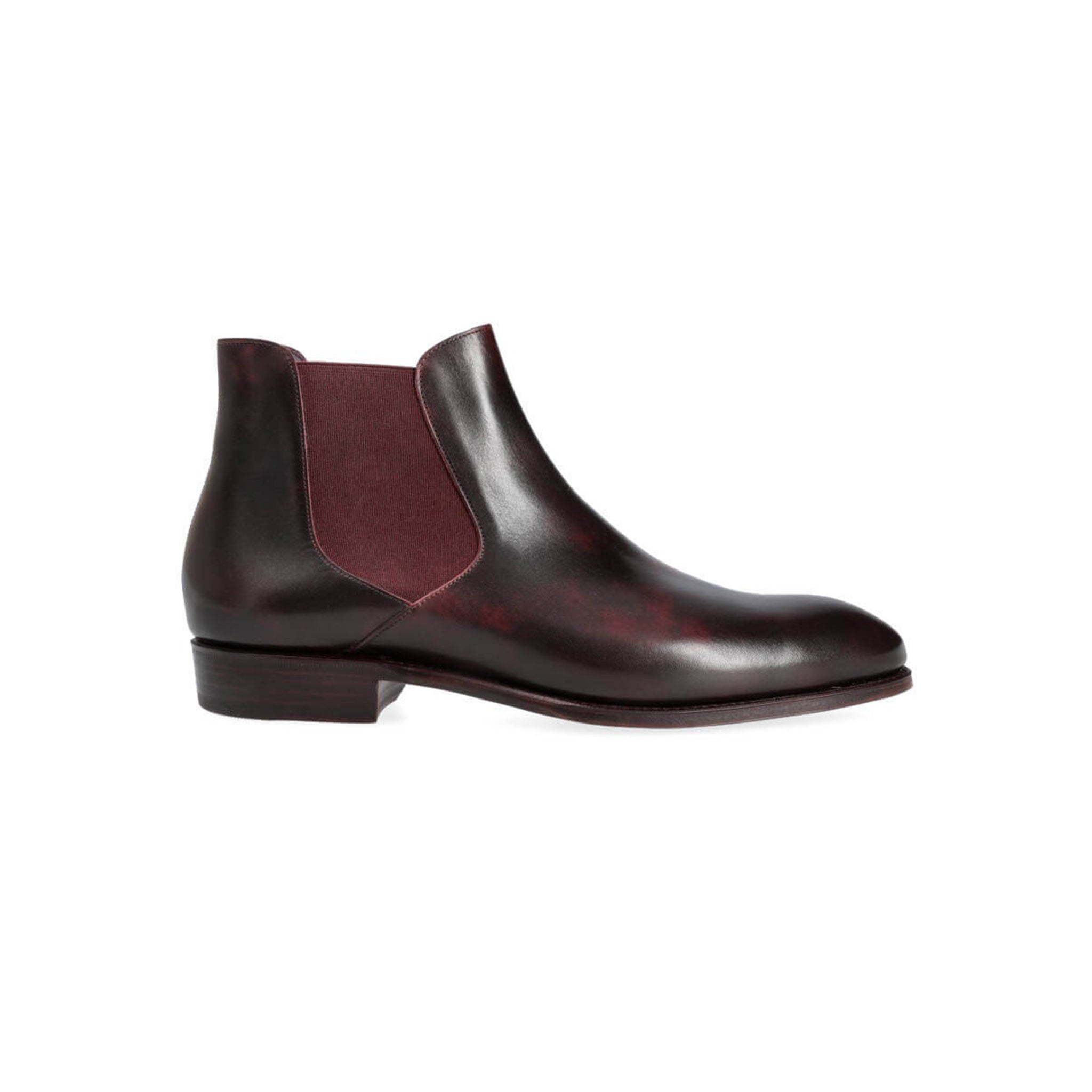 Burgundy Chelsea Men's Boots