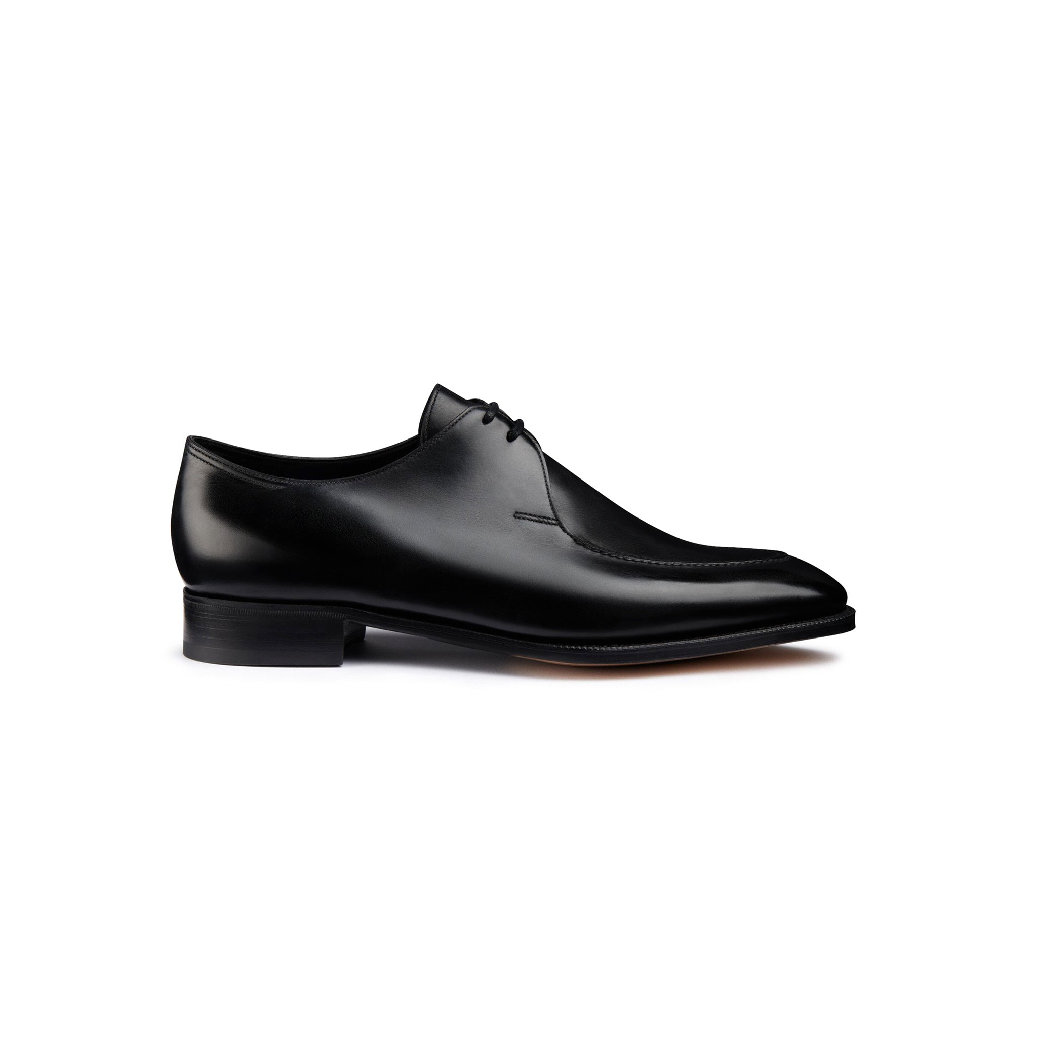 Classic Black Derby Shoes for Men's
