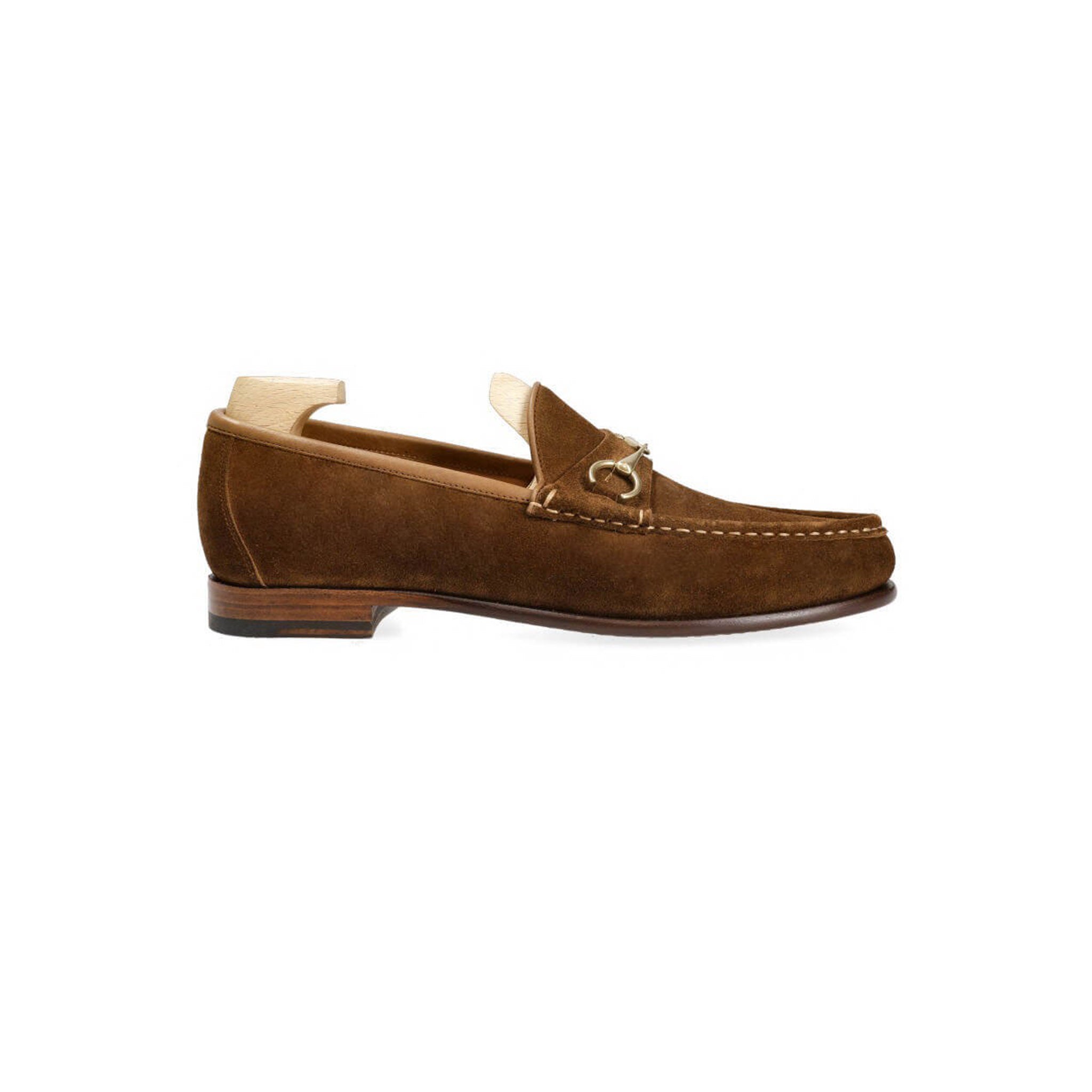 Horsebit Snuff Suede Loafers