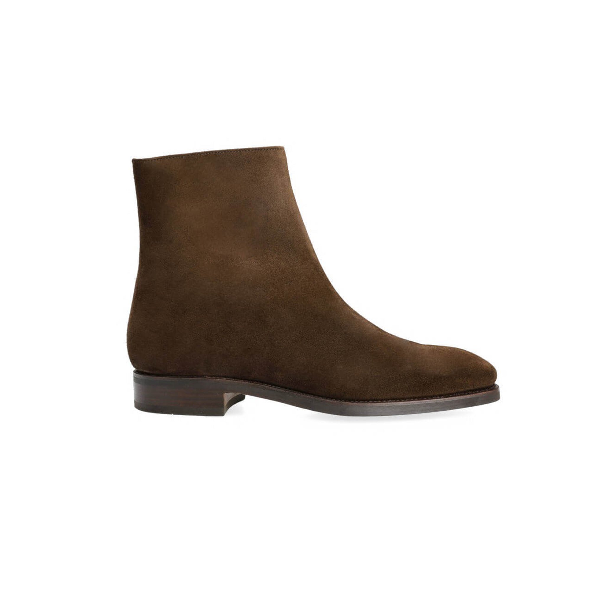 Iroko Suede High Ankle Zip Boots