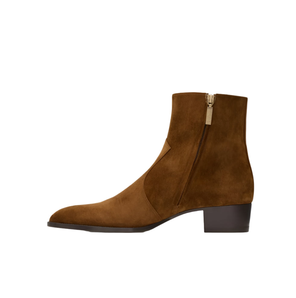 Pure Handmade Leather Cuban Boots for Men's