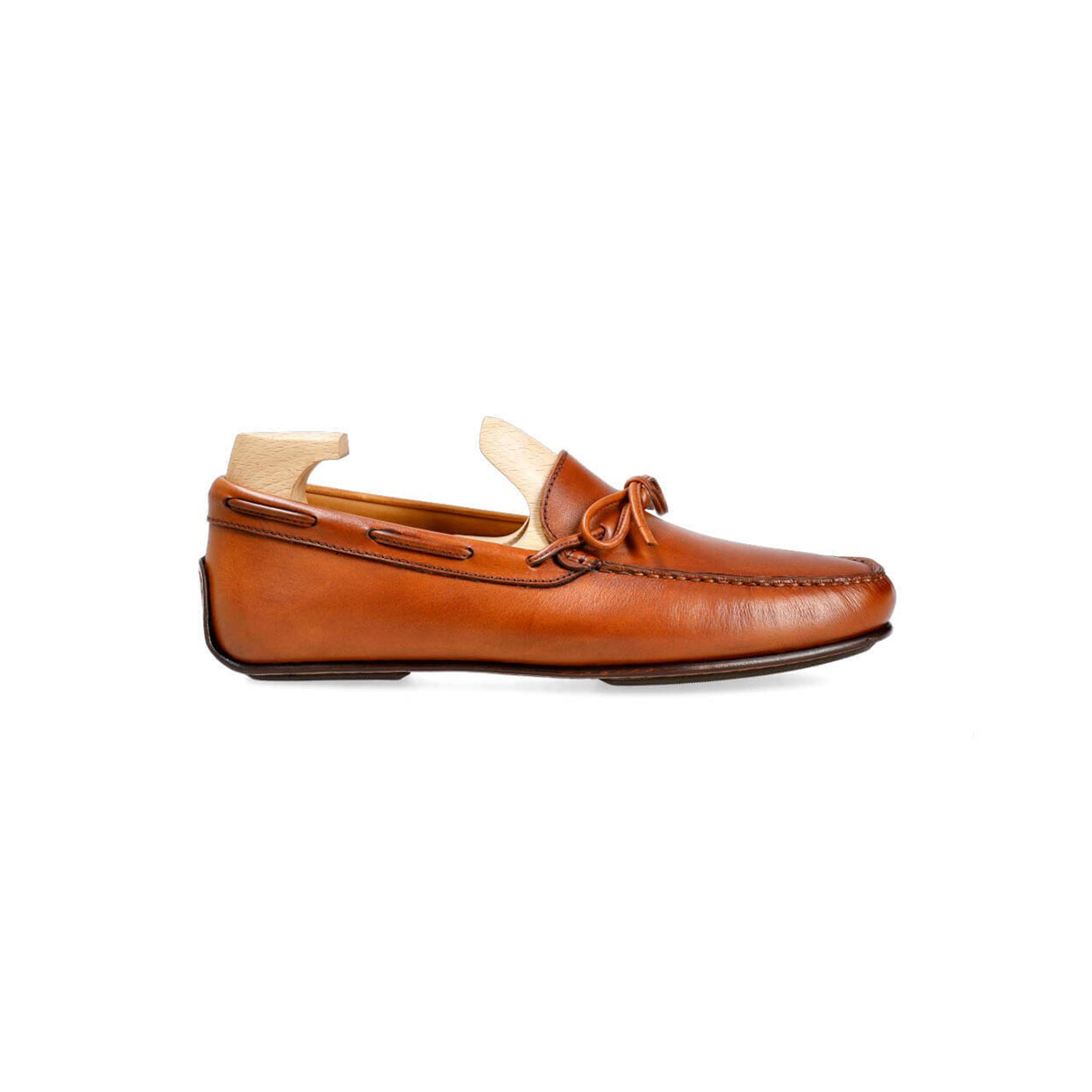 Tan Leather Tassel Loafer