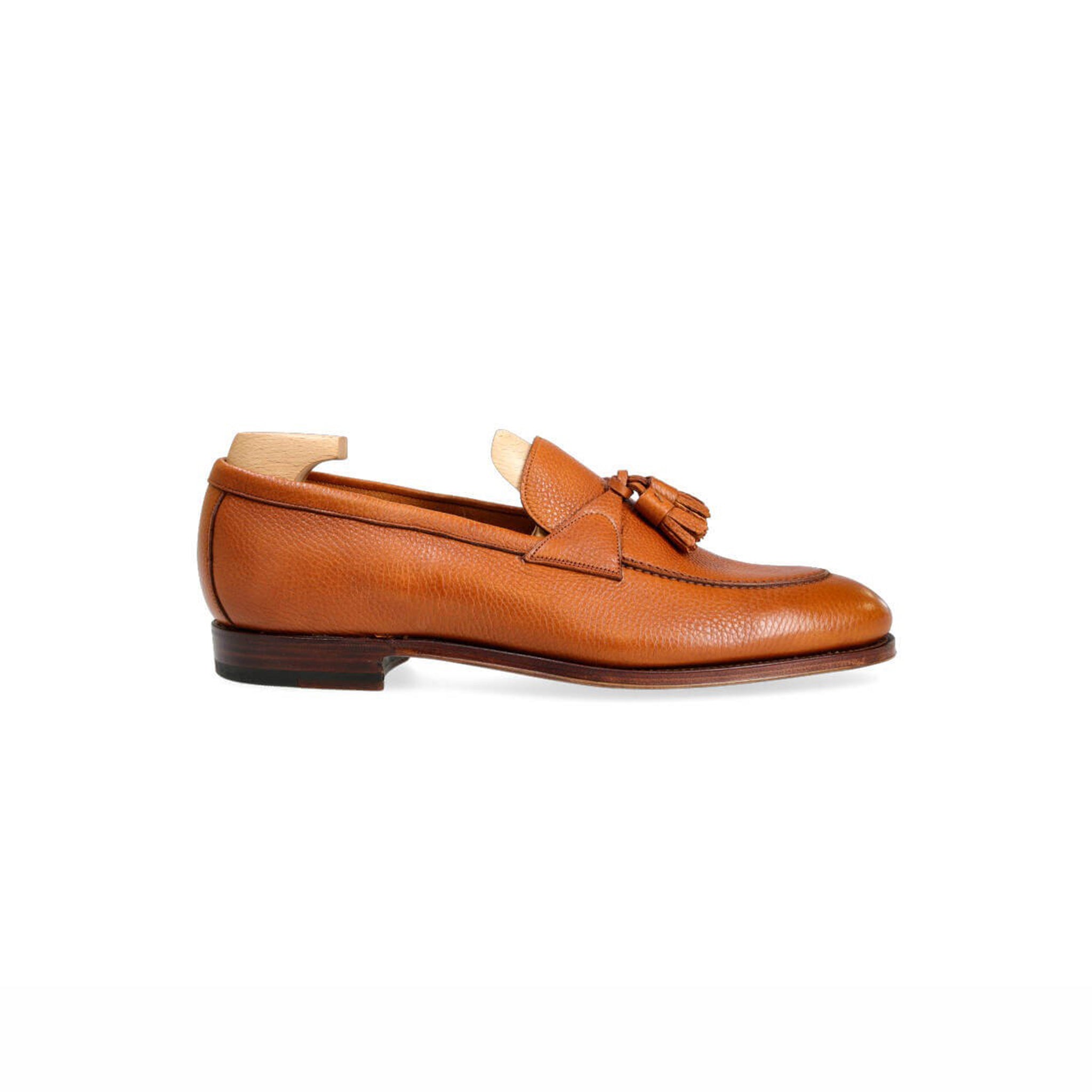 Tan Preandre Tassel Loafers