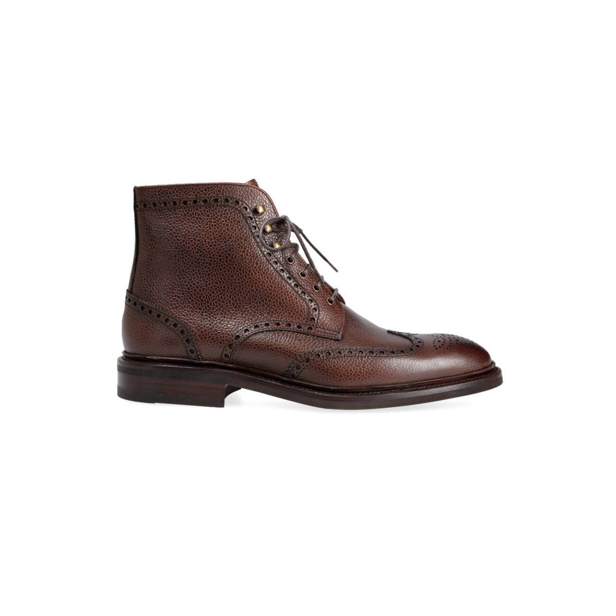 Wingtip Suede Dress Boots for Men