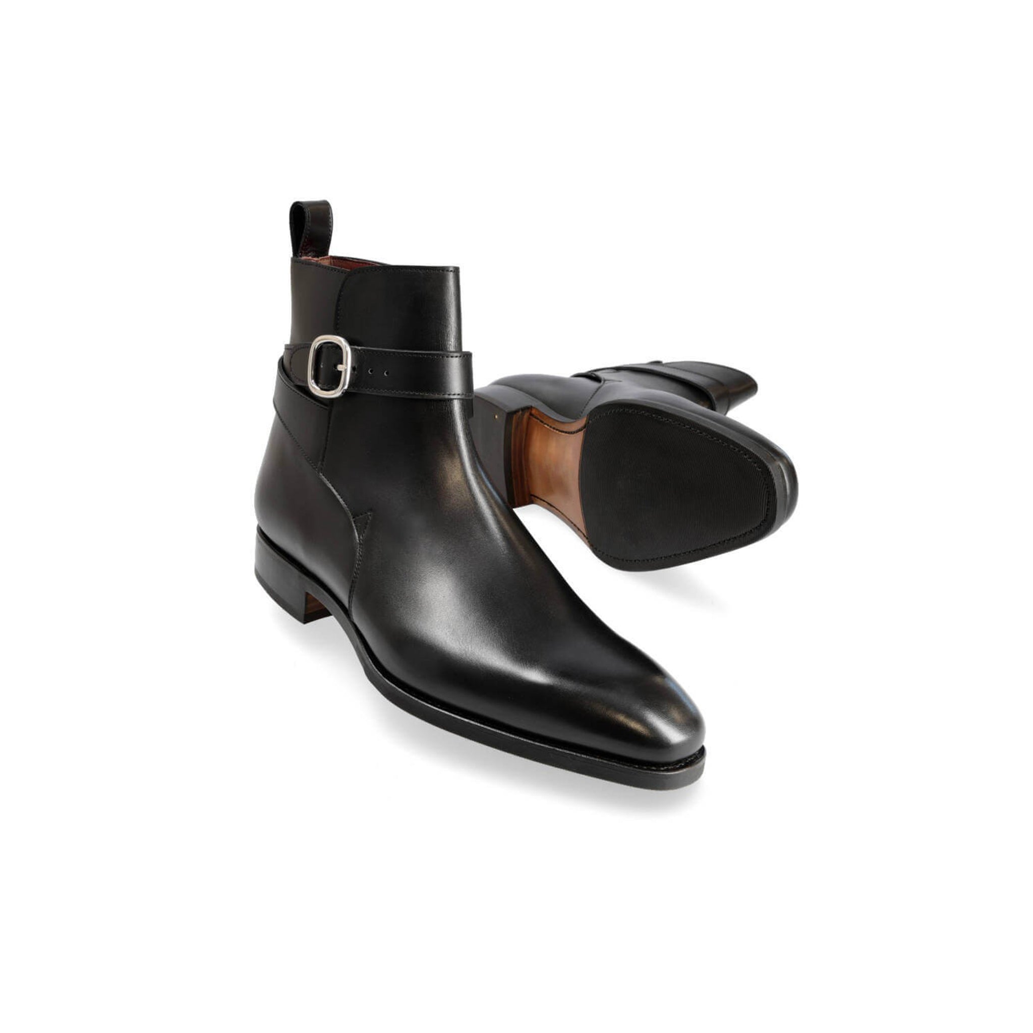 Dante Chelsea Black Leather Boots