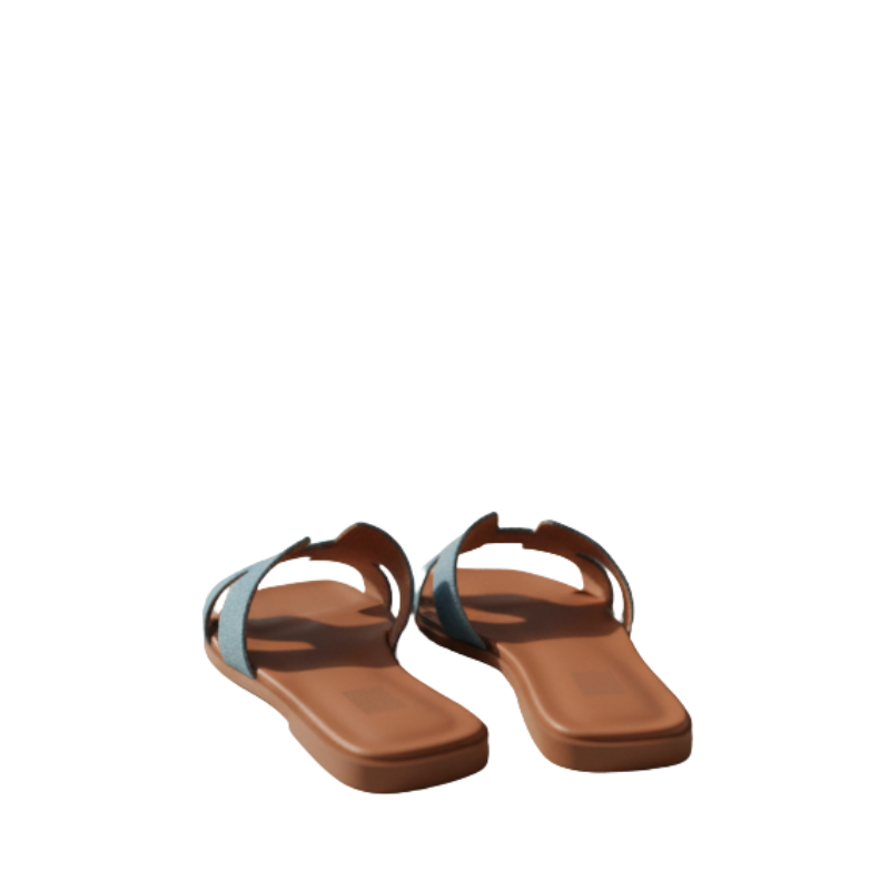 H-strap Light blue Slipper for Women's