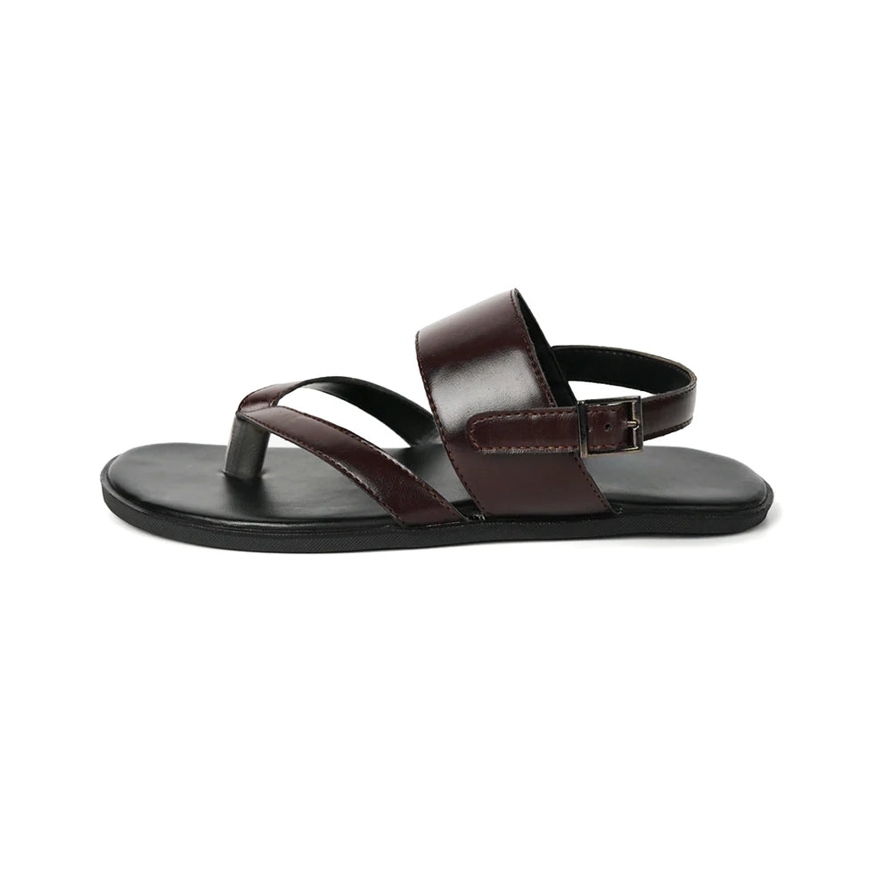 T-Rad Elastic Back Strap Sandals - Brown