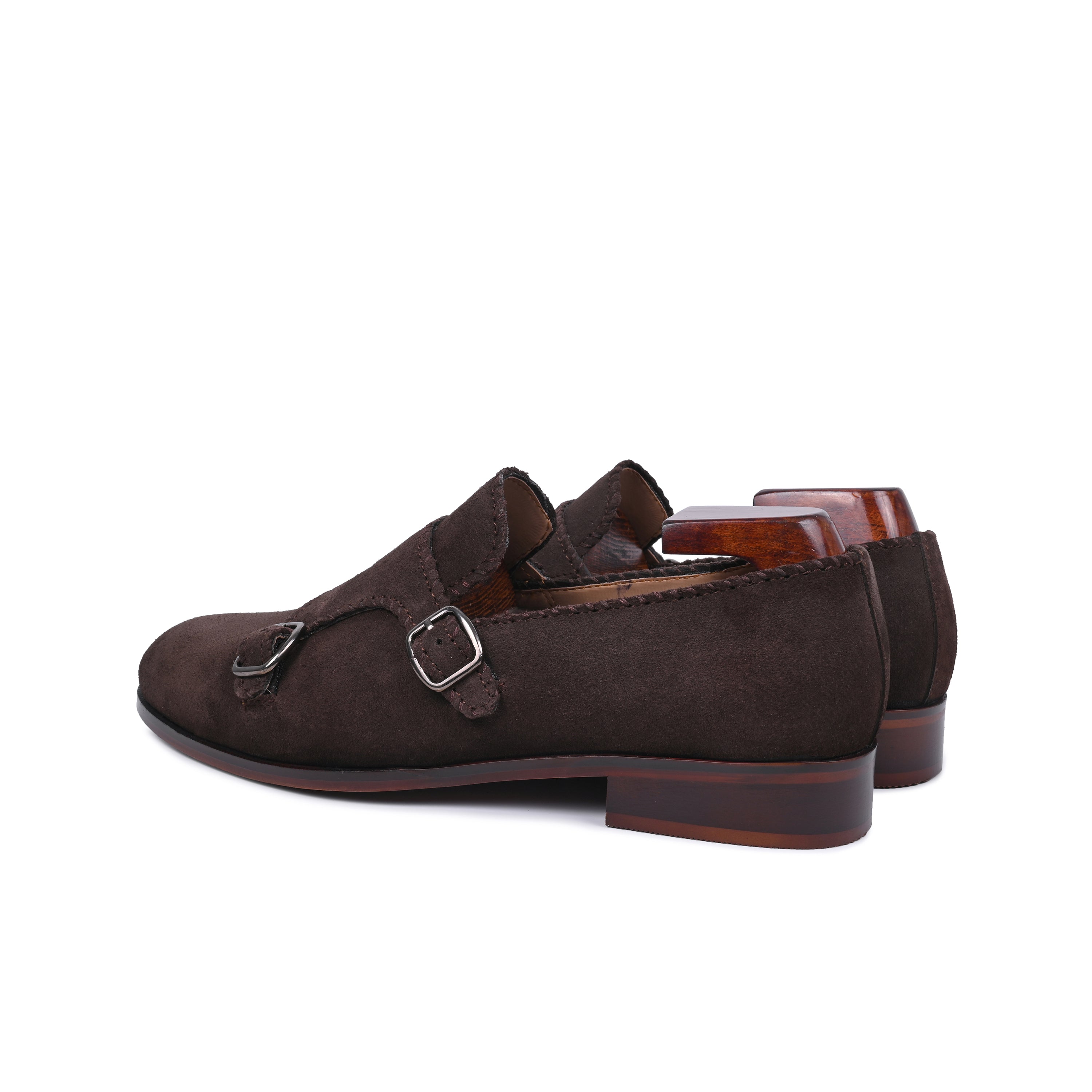 Refined Ritual Monkstrap Shoes Dark Brown