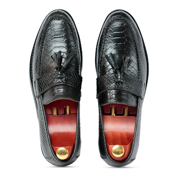 Dominator Tassel Burgundy Slip On Loafers