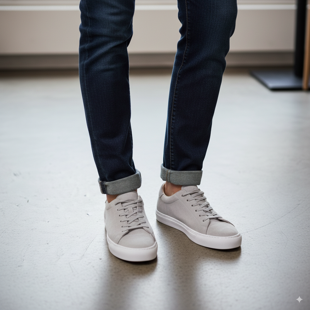 Suede Luxe Low-Top Sneaker Grey