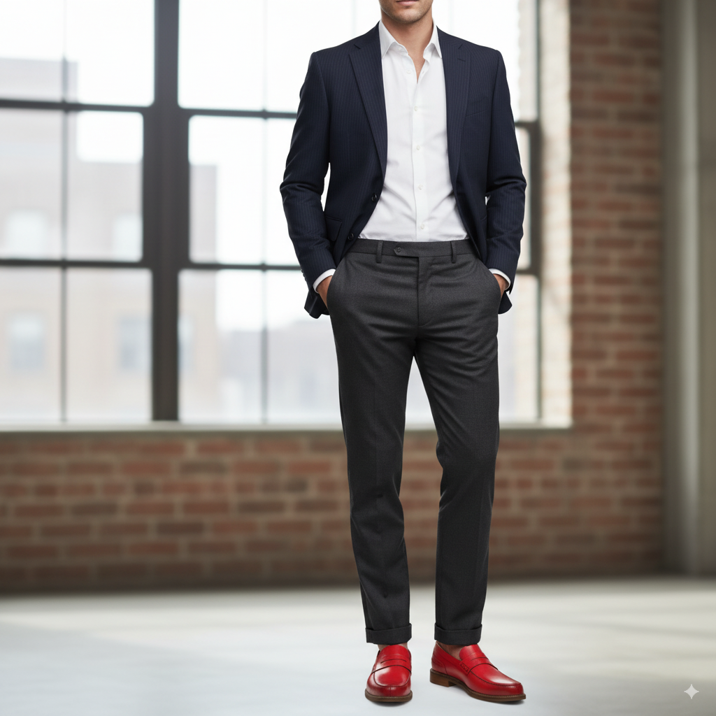 Prime Leather Slip On Loafers