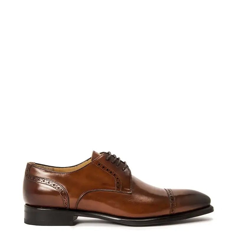 Premium Wholecut Leather Formal Oxford Light Brown Shoe