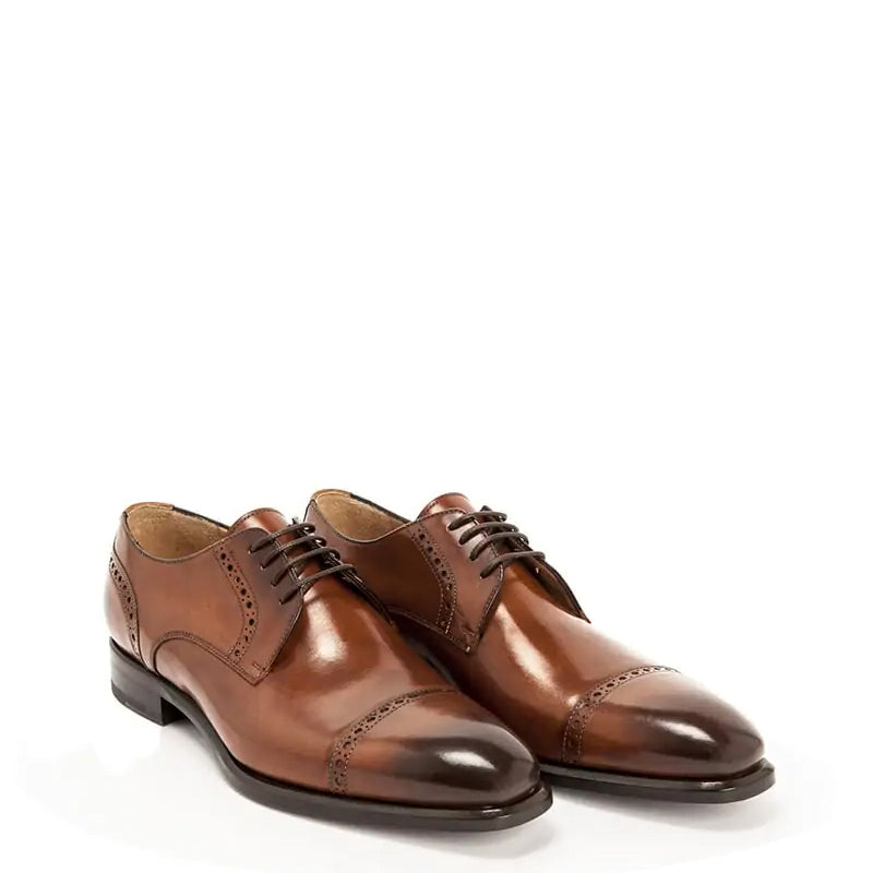 Premium Wholecut Leather Formal Oxford Light Brown Shoe