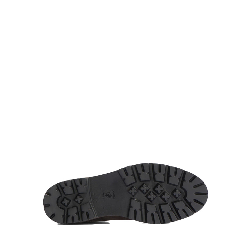 Premium Suede Mid-Top Leather Chelsea Black Boot