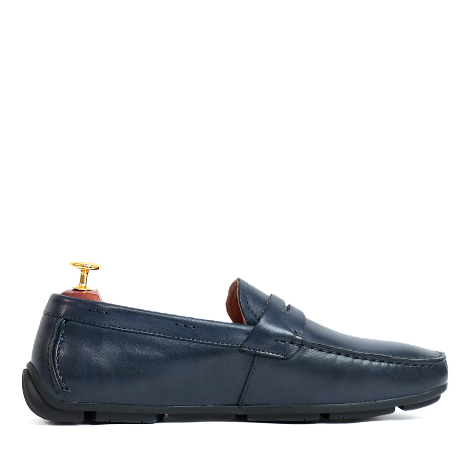 Blue Driving Moccasins