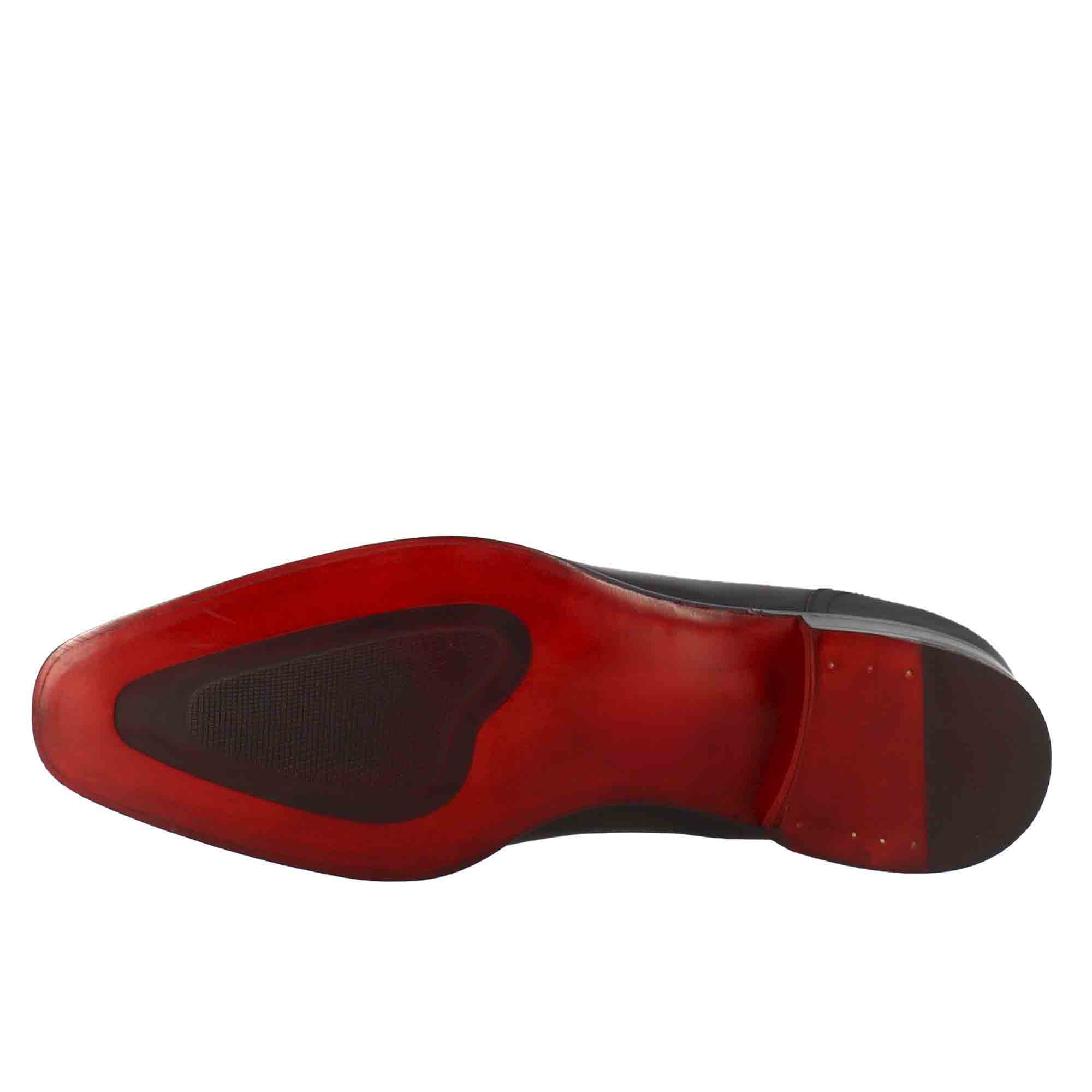 Black  Square Toe Moccasin