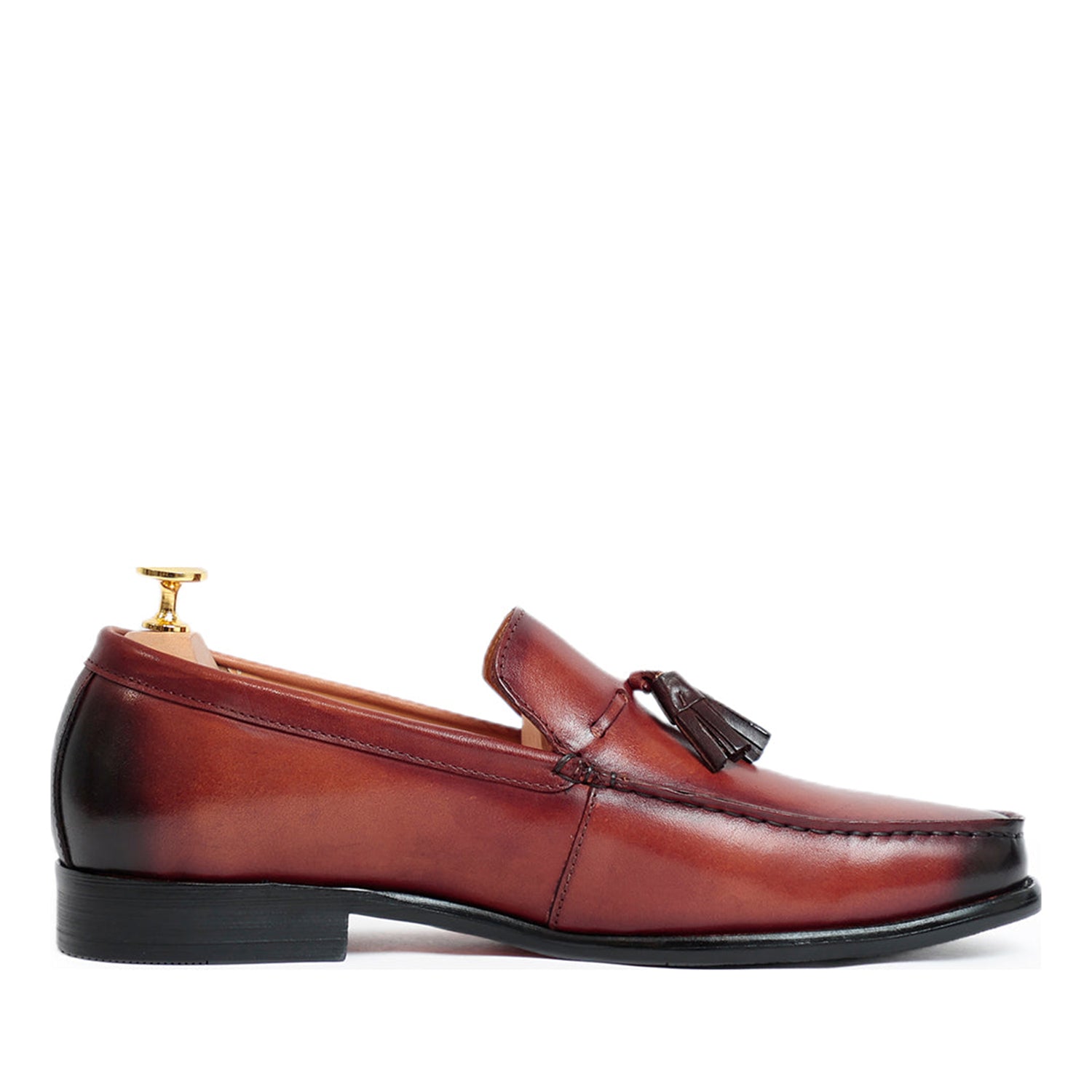 Selton Black Loafer Shoes