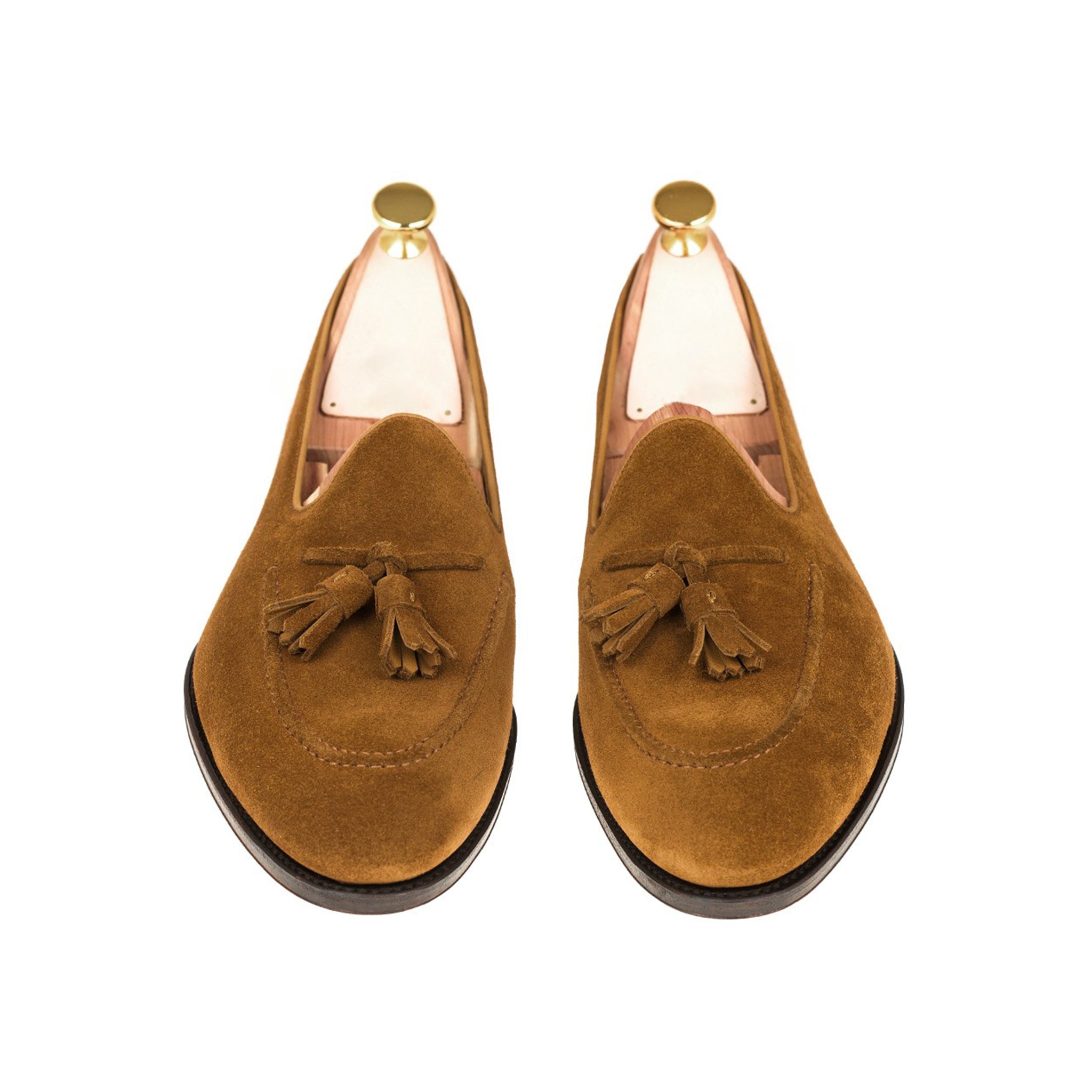 Tobacco Suede Tassel Loafer
