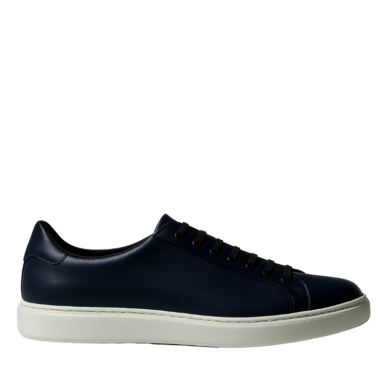 Men's Blue Casual Lace-up Sneaker Shoe