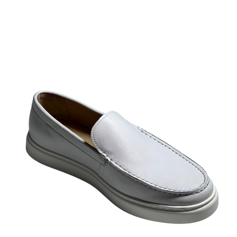 Men's Stylish Slip-on White Loafer