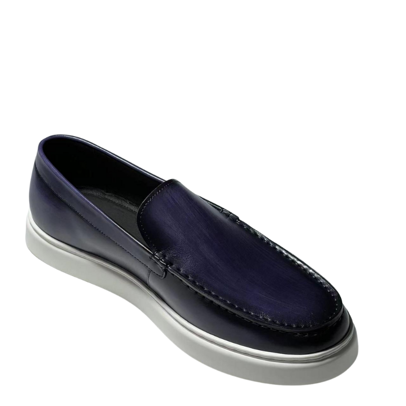 Men's Stylish Slip-on Blue Loafer