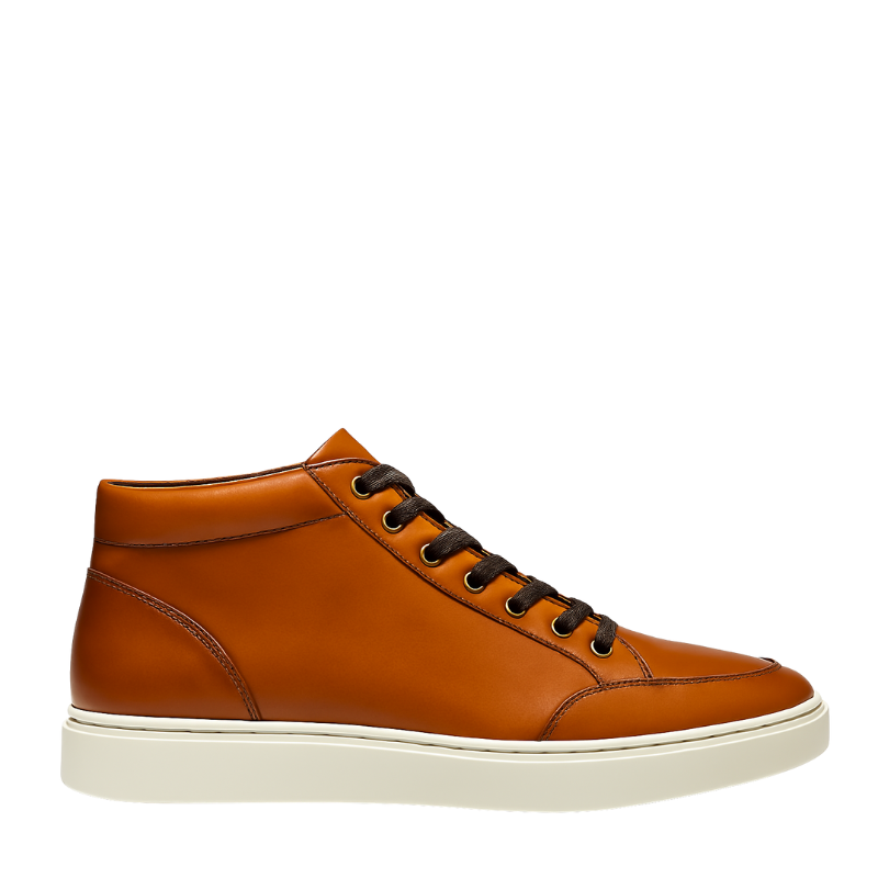 Men's High Top Tan Sneaker