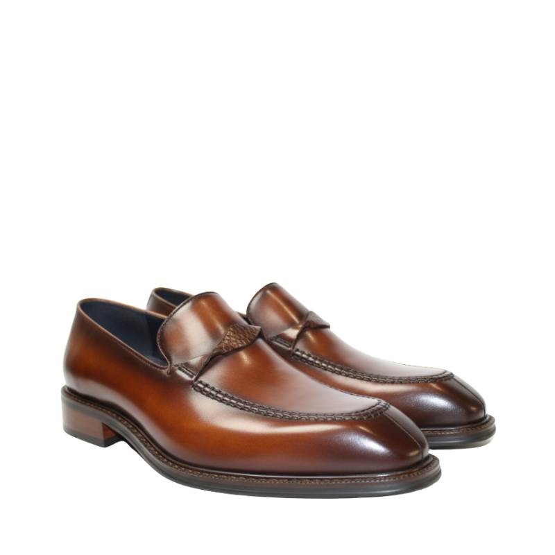 Stylish Premium Leather Brown Leather Loafers
