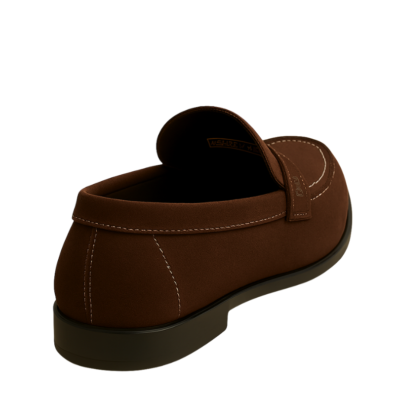 Italian Suede Penny Blue Loafer for Men's