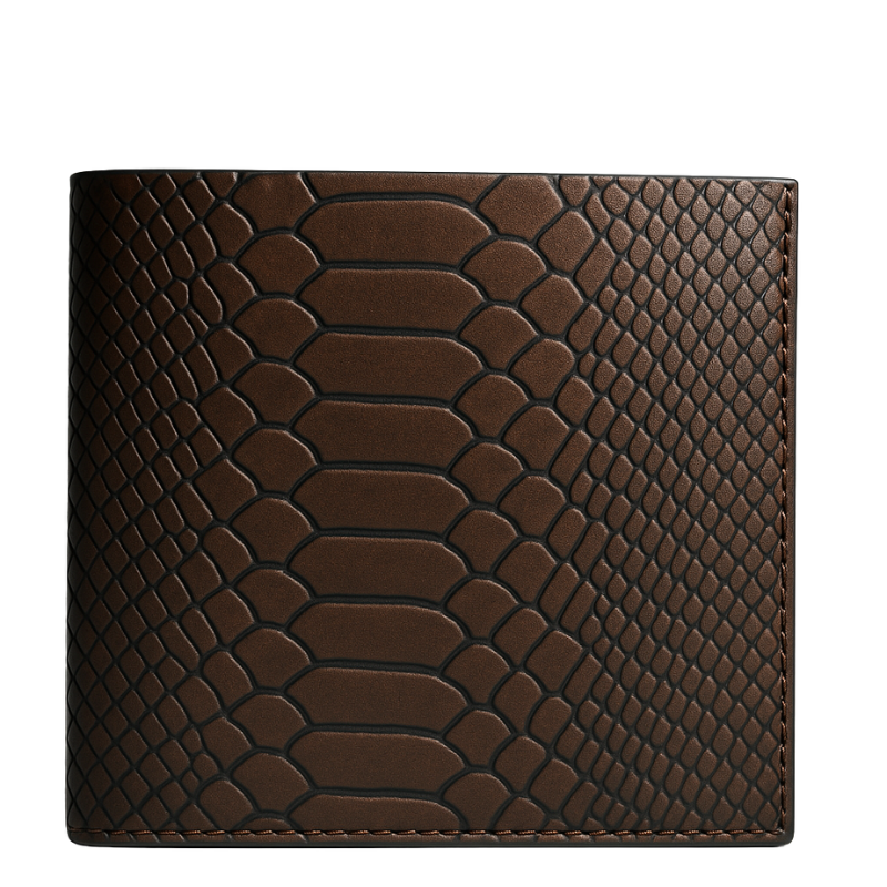Italian Genuine Leather Brown Multi Slot Wallet